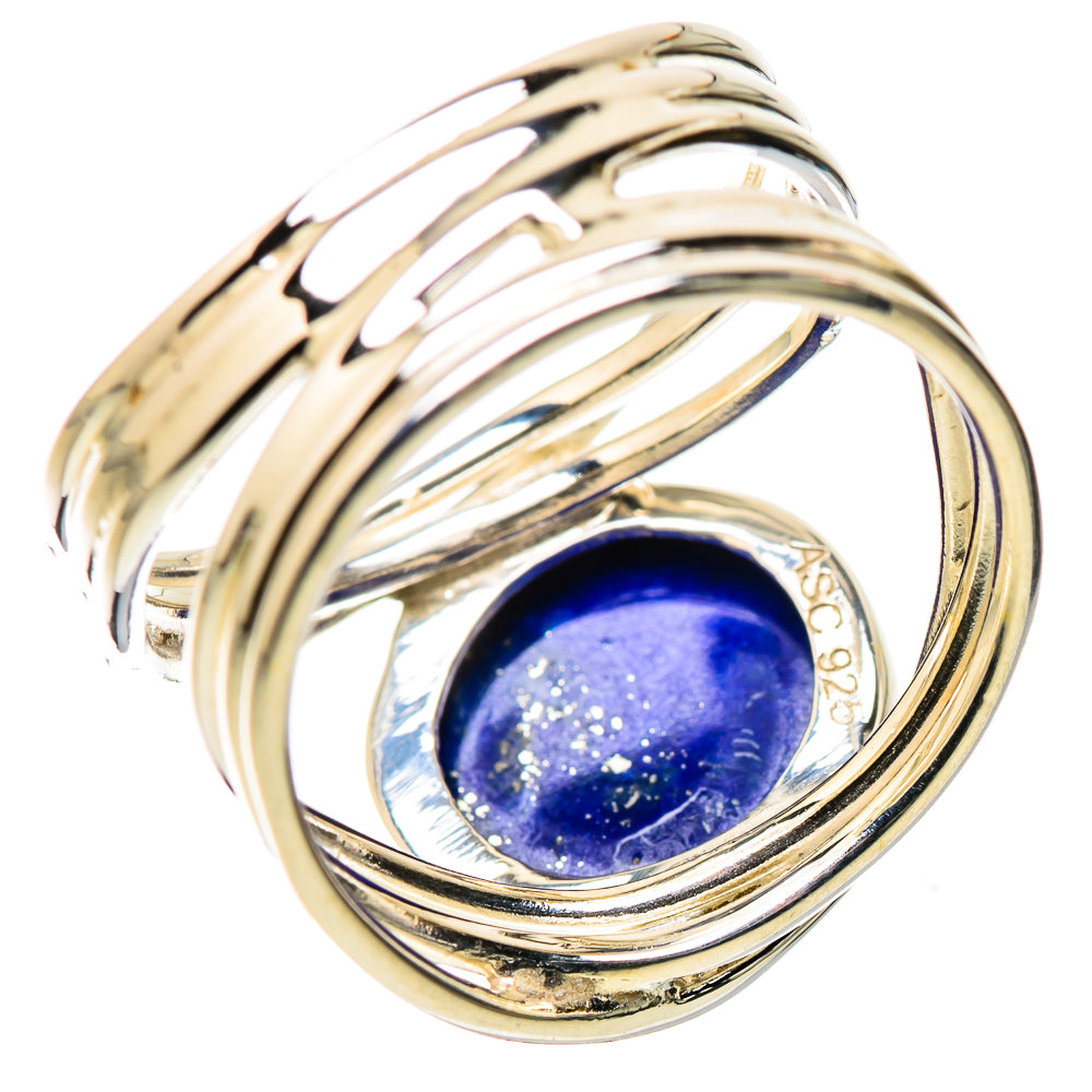 Lapis Lazuli Rings handcrafted by Ana Silver Co - RING134411 - Photo 3