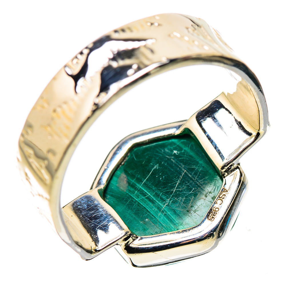 Malachite Rings handcrafted by Ana Silver Co - RING134413 - Photo 3