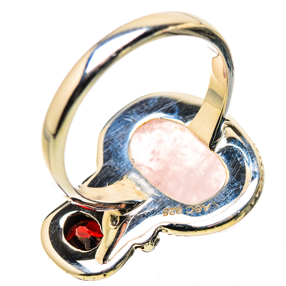 Rose Quartz Rings handcrafted by Ana Silver Co - RING134415 - Photo 3