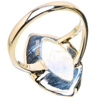 Rainbow Moonstone Rings handcrafted by Ana Silver Co - RING134424 - Photo 3