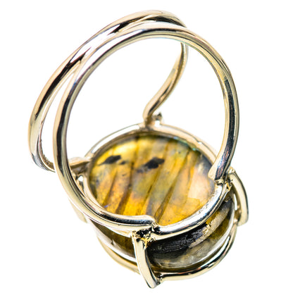 Labradorite Rings handcrafted by Ana Silver Co - RING134425 - Photo 3
