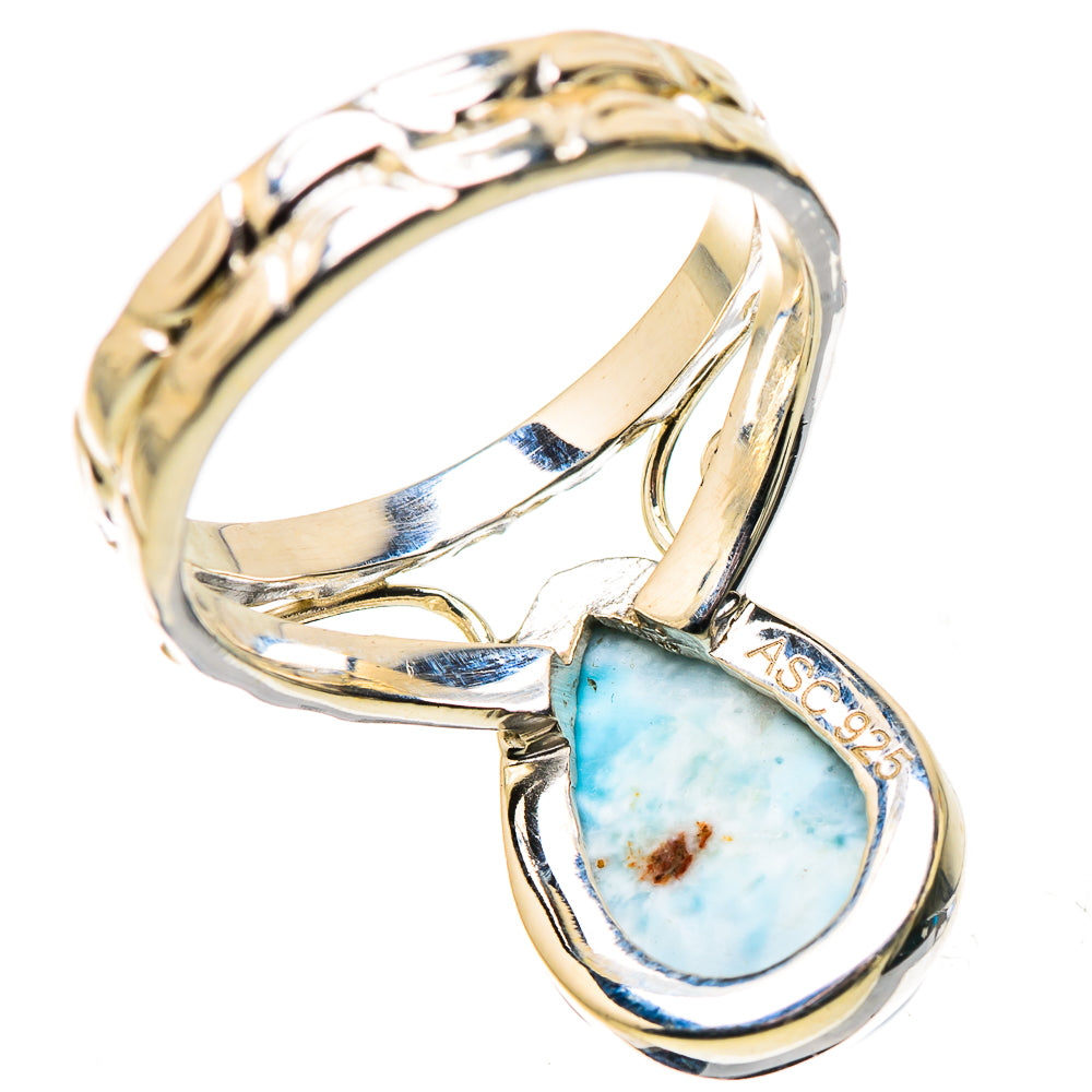 Larimar Rings handcrafted by Ana Silver Co - RING134428 - Photo 3