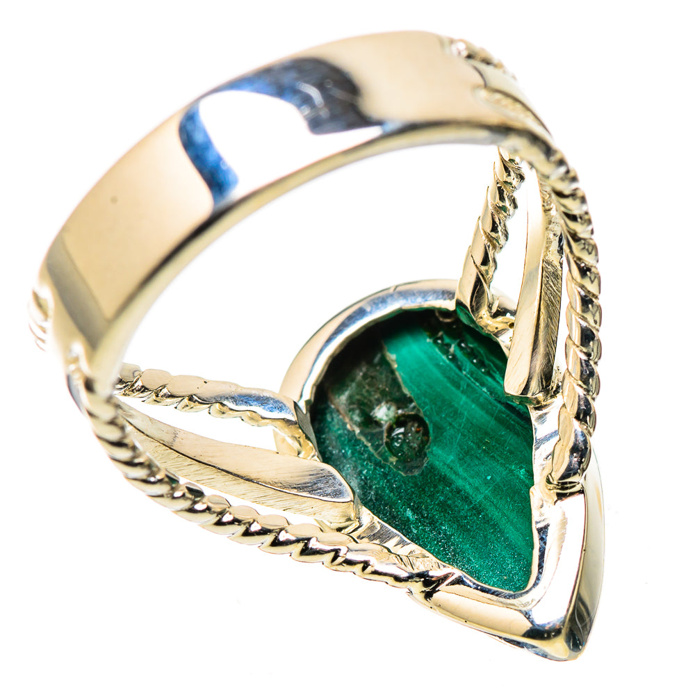Malachite Rings handcrafted by Ana Silver Co - RING134433 - Photo 3