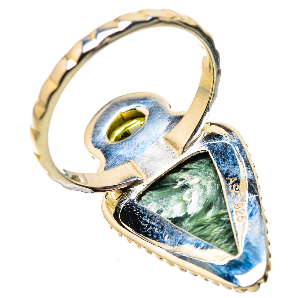 Seraphinite Rings handcrafted by Ana Silver Co - RING134434 - Photo 3