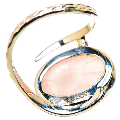 Rose Quartz Rings handcrafted by Ana Silver Co - RING134436 - Photo 3