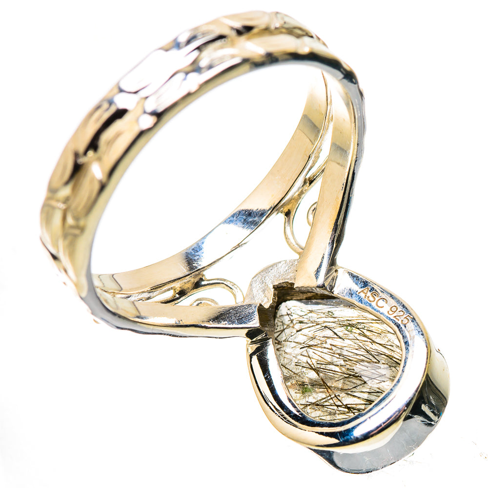 Tourmalinated Quartz Rings handcrafted by Ana Silver Co - RING134442 - Photo 3