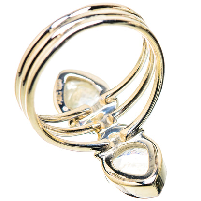 Rainbow Moonstone Rings handcrafted by Ana Silver Co - RING134446 - Photo 3