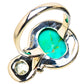 Chrysocolla Rings handcrafted by Ana Silver Co - RING134448 - Photo 3