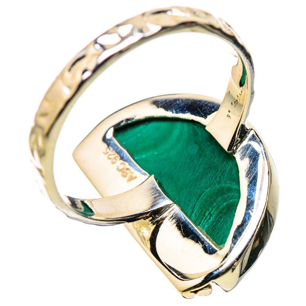 Malachite Rings handcrafted by Ana Silver Co - RING134454 - Photo 3
