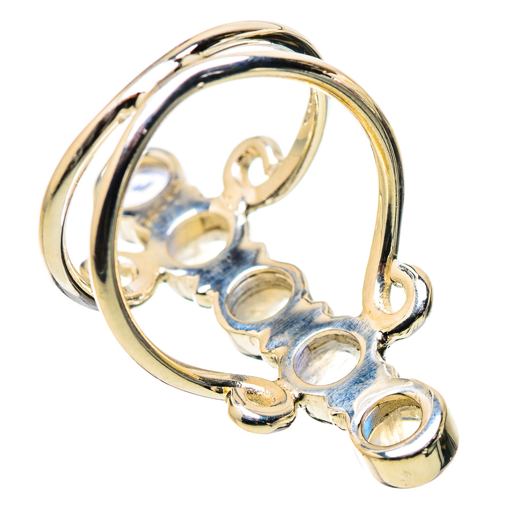 Rainbow Moonstone Rings handcrafted by Ana Silver Co - RING134464 - Photo 3
