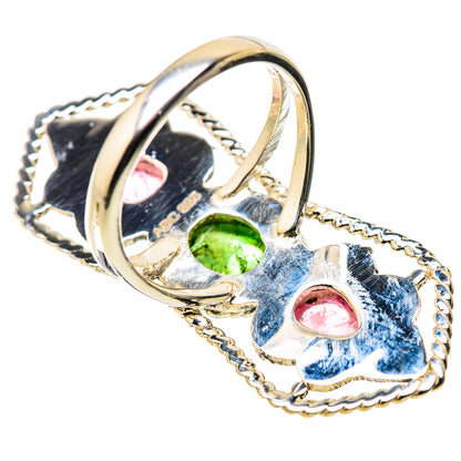 Pink Tourmaline Rings handcrafted by Ana Silver Co - RING134466 - Photo 3