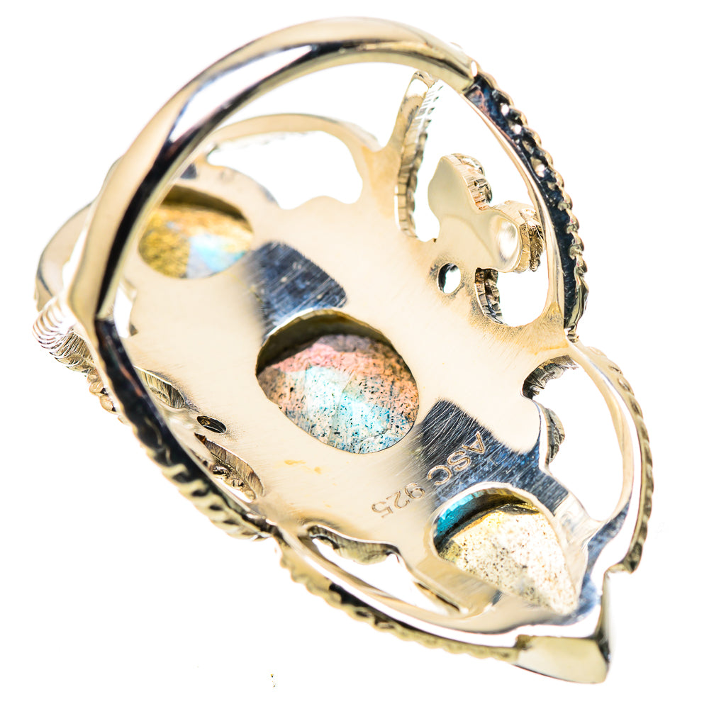 Labradorite Rings handcrafted by Ana Silver Co - RING134488 - Photo 3