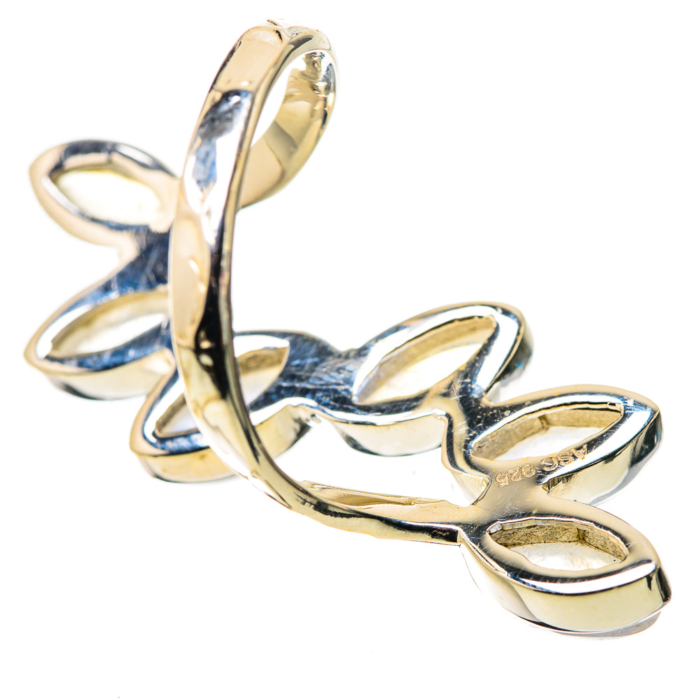 Rainbow Moonstone Rings handcrafted by Ana Silver Co - RING134499 - Photo 3