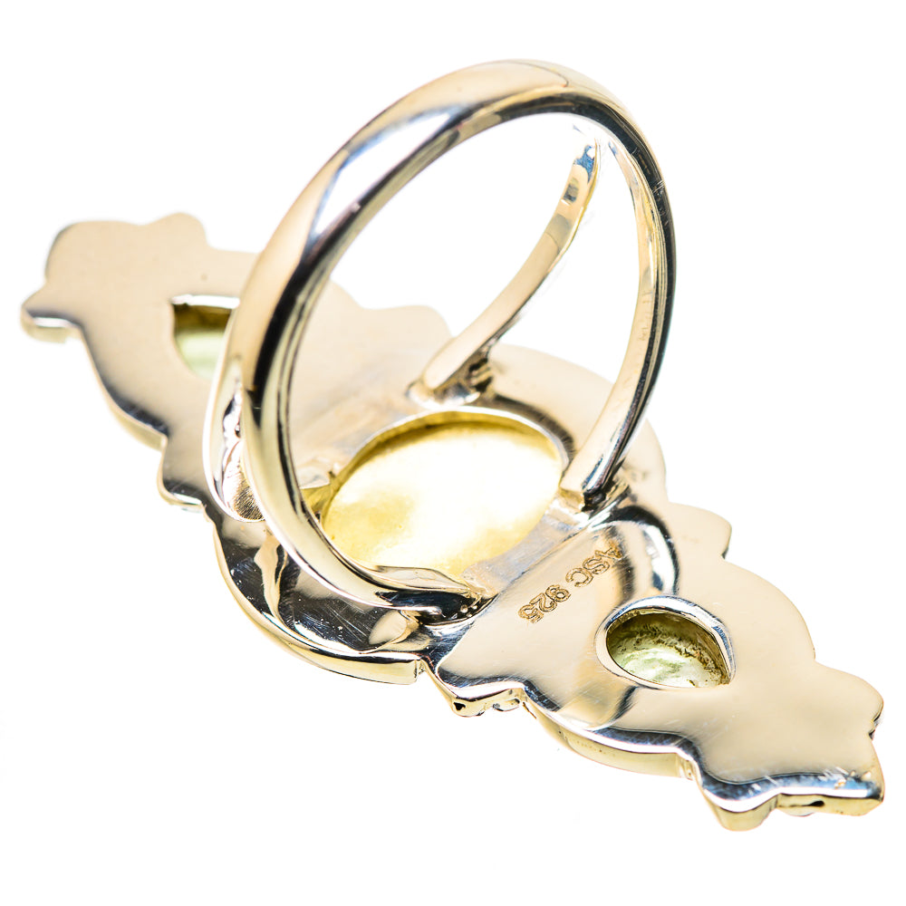 Libyan Desert Glass Rings handcrafted by Ana Silver Co - RING134500 - Photo 3