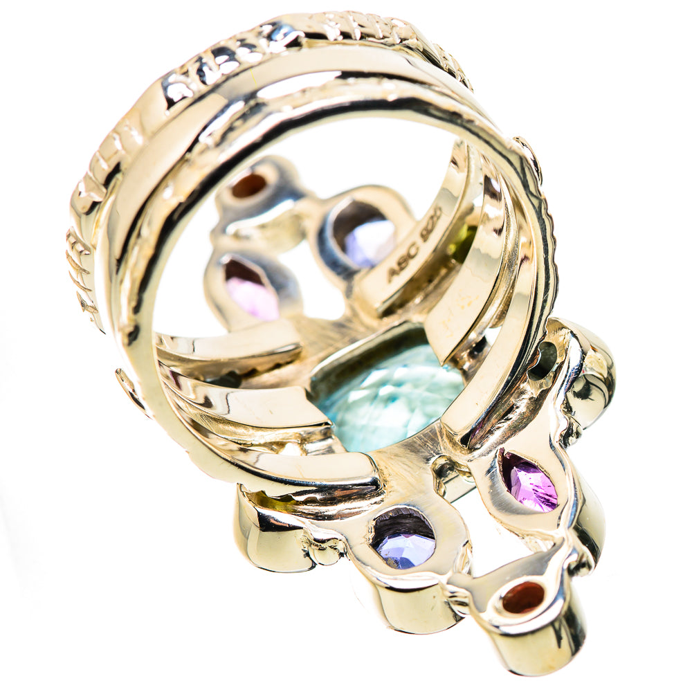 Blue Topaz Rings handcrafted by Ana Silver Co - RING134501 - Photo 3