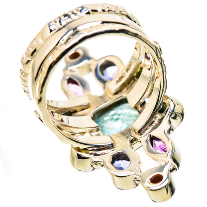 Blue Topaz Rings handcrafted by Ana Silver Co - RING134501 - Photo 3