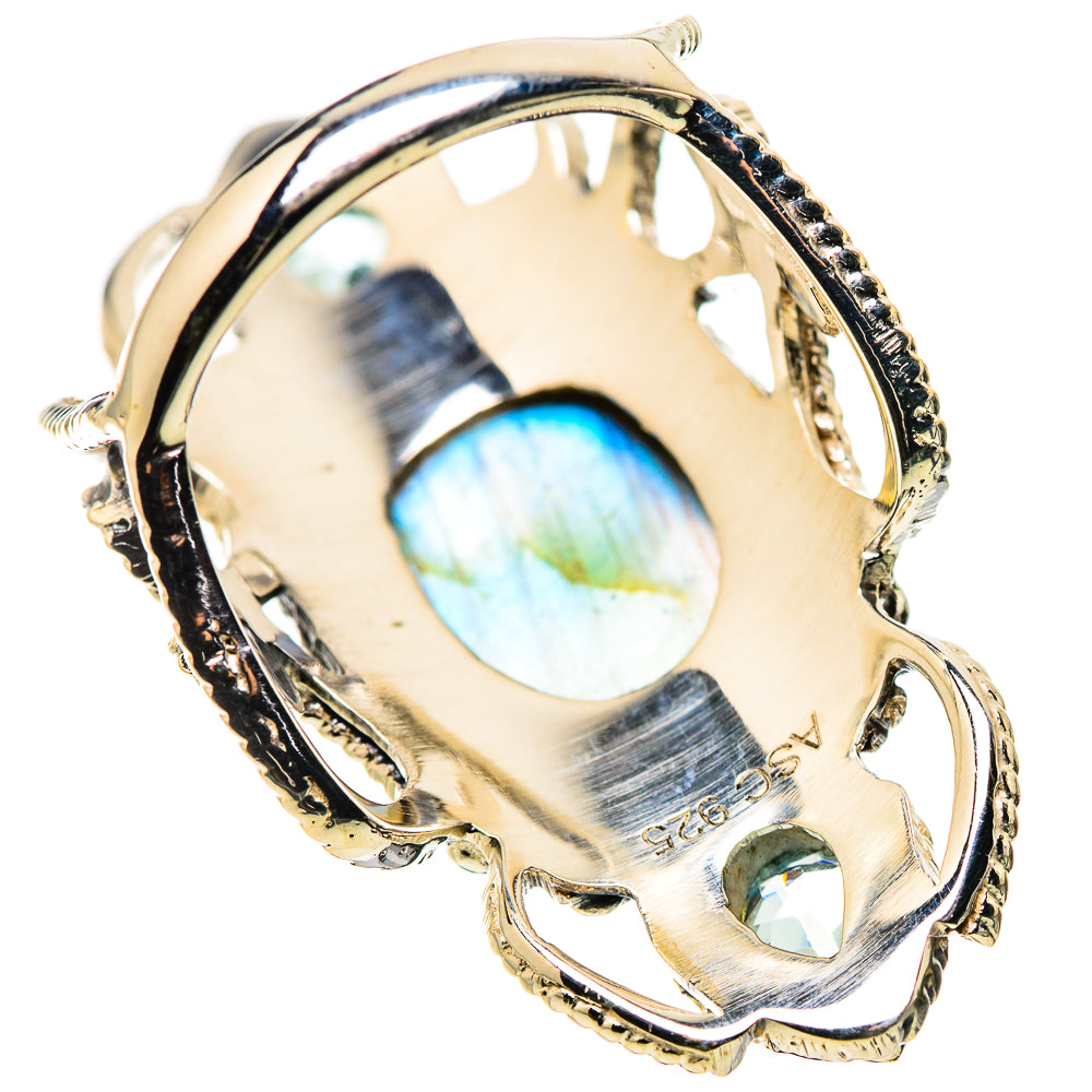 Labradorite Rings handcrafted by Ana Silver Co - RING134503 - Photo 3