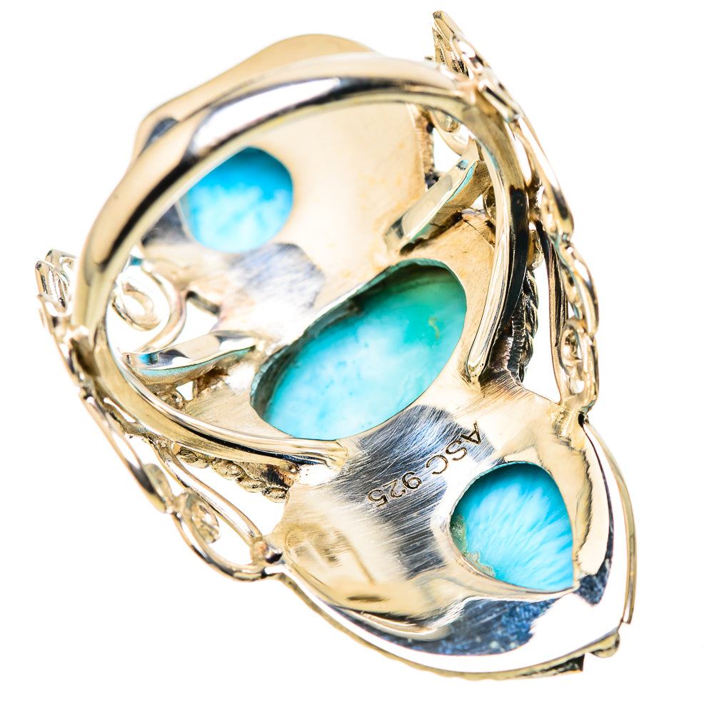 Larimar Rings handcrafted by Ana Silver Co - RING134504 - Photo 3