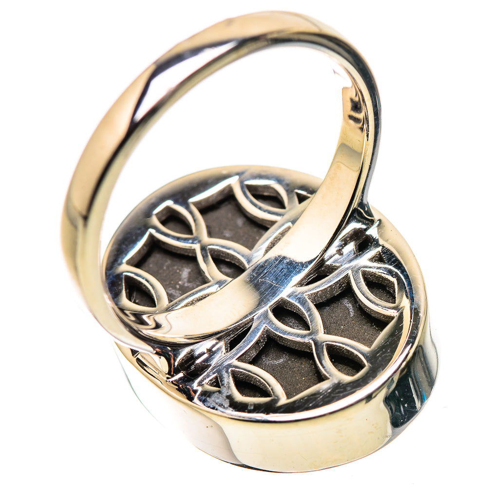 AAA Canadian Ammolite Rings handcrafted by Ana Silver Co - RING134516