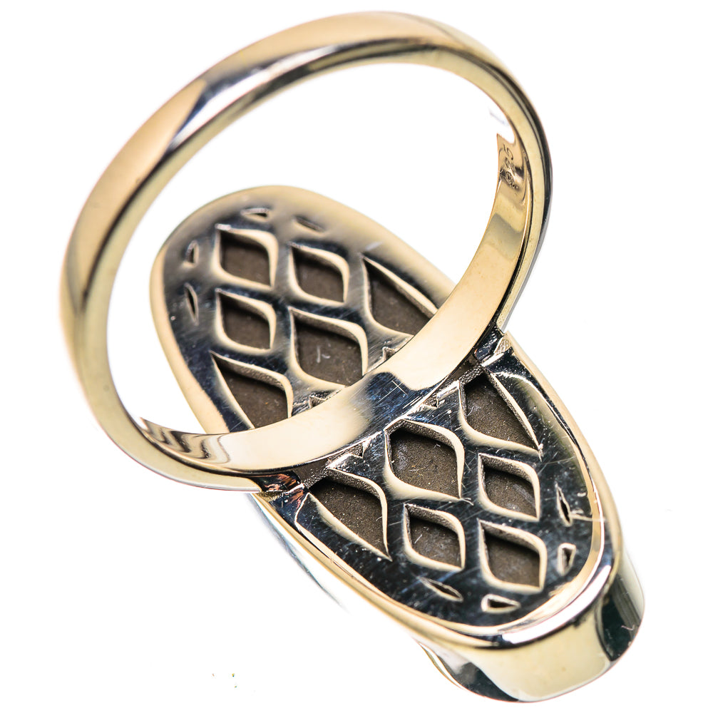 AAA Canadian Ammolite Rings handcrafted by Ana Silver Co - RING134517