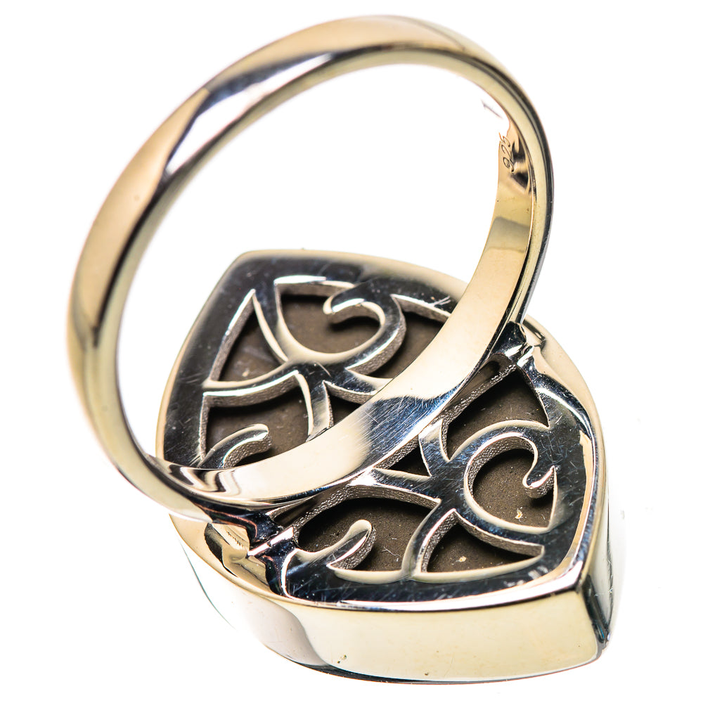 AAA Canadian Ammolite Rings handcrafted by Ana Silver Co - RING134518