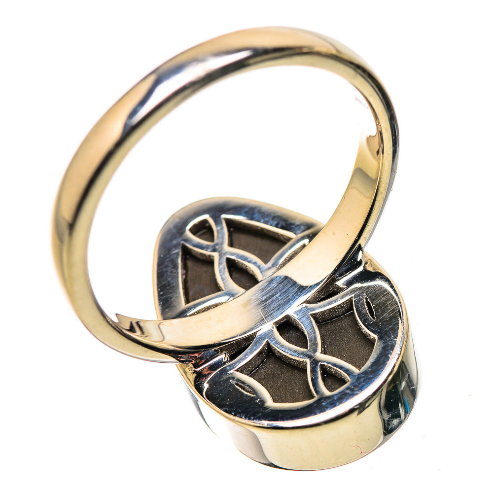 AAA Canadian Ammolite Rings handcrafted by Ana Silver Co - RING134522