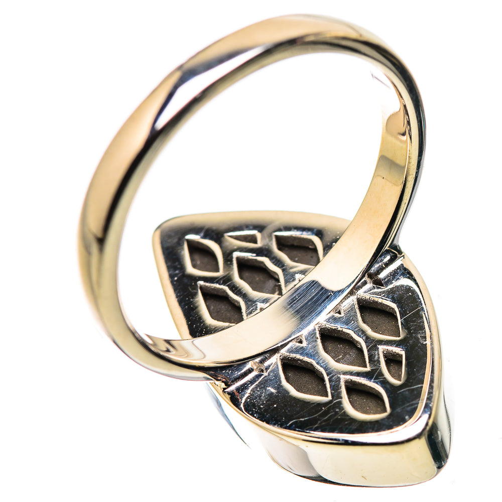 AAA Canadian Ammolite Rings handcrafted by Ana Silver Co - RING134527