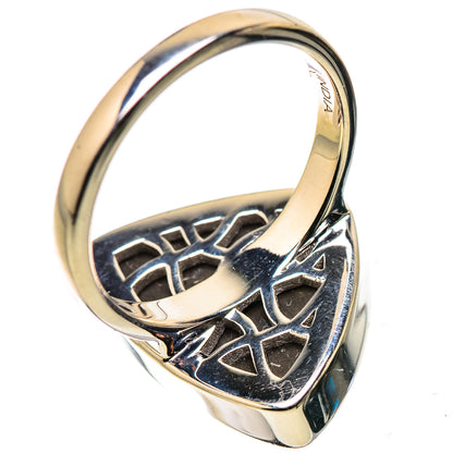 AAA Canadian Ammolite Rings handcrafted by Ana Silver Co - RING134534