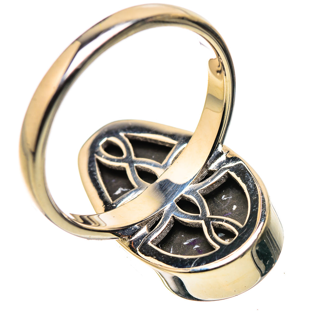 AAA Canadian Ammolite Rings handcrafted by Ana Silver Co - RING134535