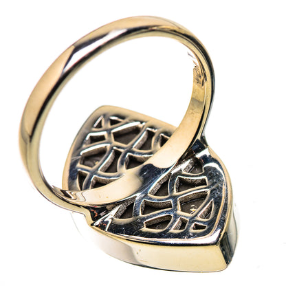 AAA Canadian Ammolite Rings handcrafted by Ana Silver Co - RING134536