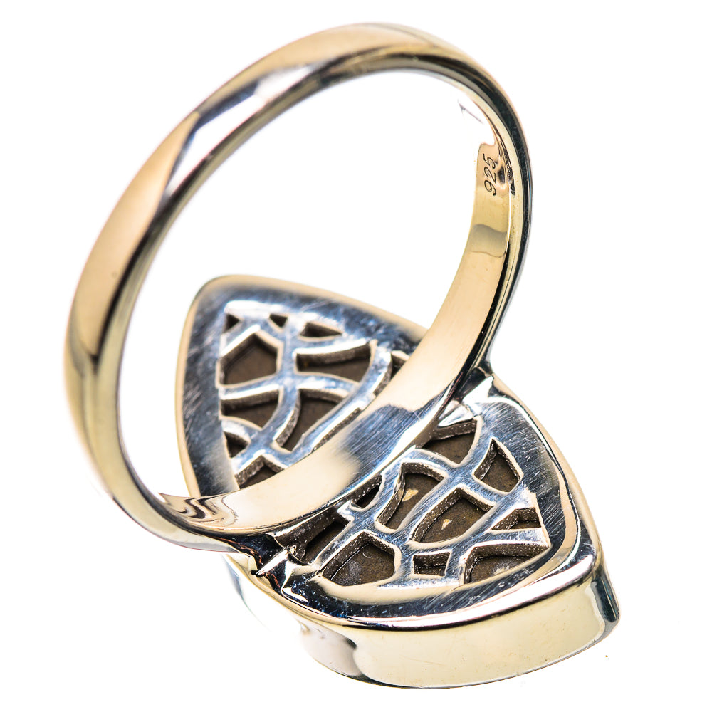 AAA Canadian Ammolite Rings handcrafted by Ana Silver Co - RING134539