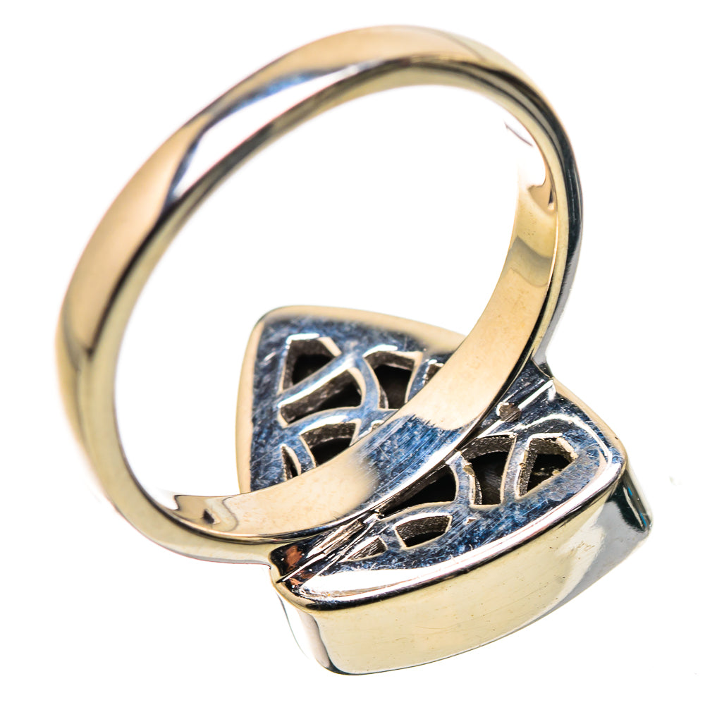 AAA Canadian Ammolite Rings handcrafted by Ana Silver Co - RING134547