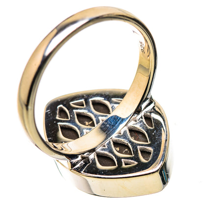 AAA Canadian Ammolite Rings handcrafted by Ana Silver Co - RING134549