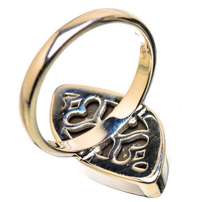 AAA Canadian Ammolite Rings handcrafted by Ana Silver Co - RING134550