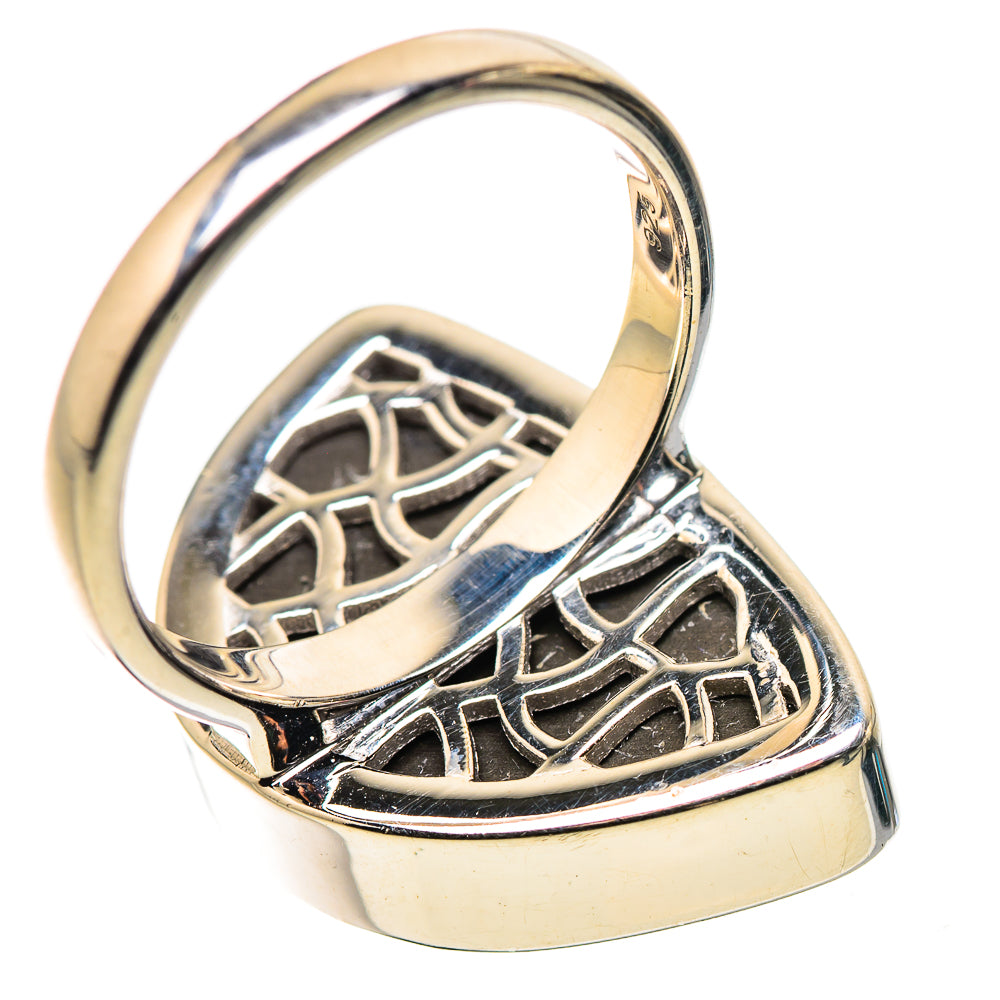 AAA Canadian Ammolite Rings handcrafted by Ana Silver Co - RING134558