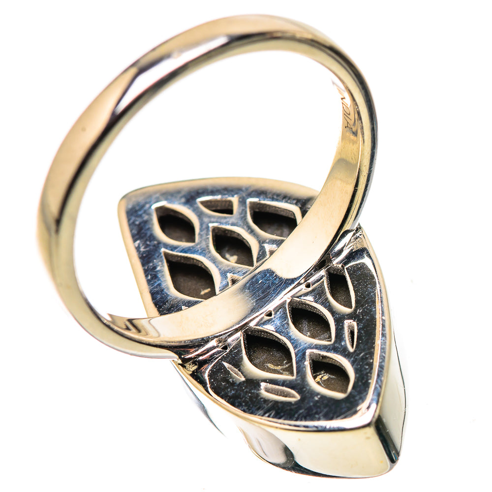 AAA Canadian Ammolite Rings handcrafted by Ana Silver Co - RING134559