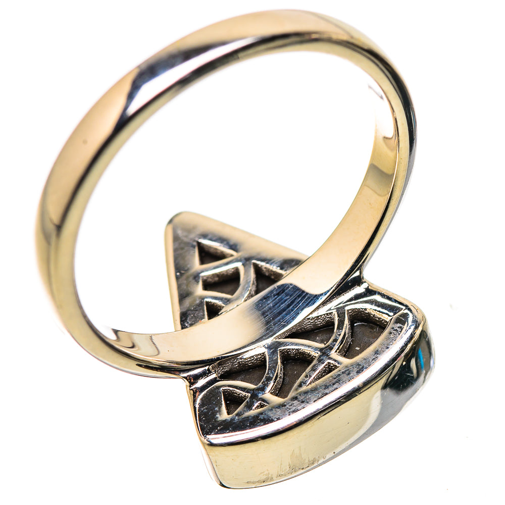 AAA Canadian Ammolite Rings handcrafted by Ana Silver Co - RING134562