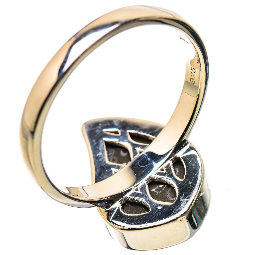 AAA Canadian Ammolite Rings handcrafted by Ana Silver Co - RING134565