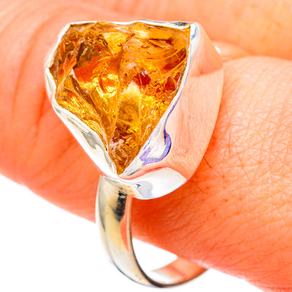 Citrine Rings handcrafted by Ana Silver Co - RING100001