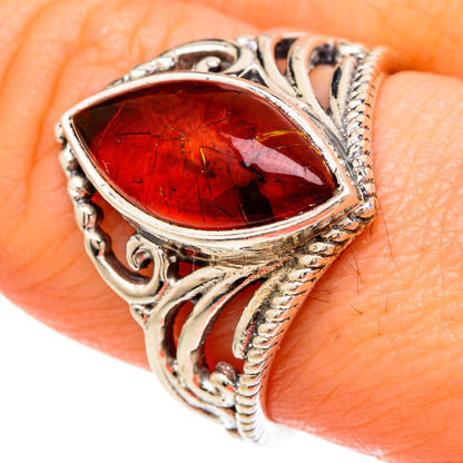 Baltic Amber Rings handcrafted by Ana Silver Co - RING100003