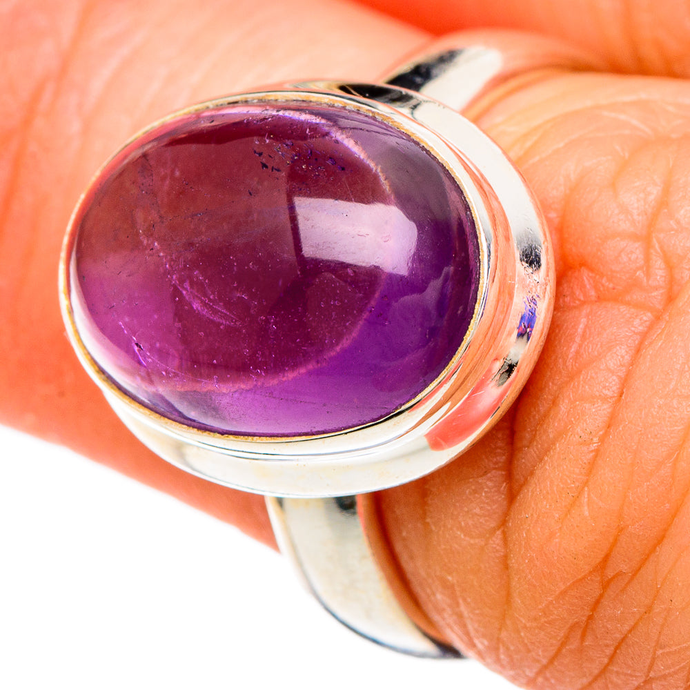 Amethyst Rings handcrafted by Ana Silver Co - RING100011