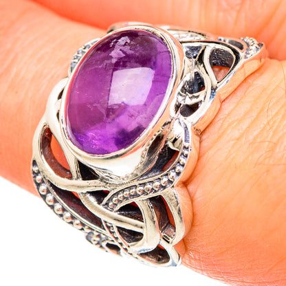 Amethyst Rings handcrafted by Ana Silver Co - RING100012