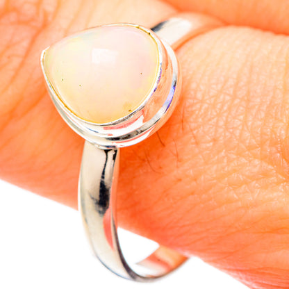 Ethiopian Opal Rings handcrafted by Ana Silver Co - RING100023