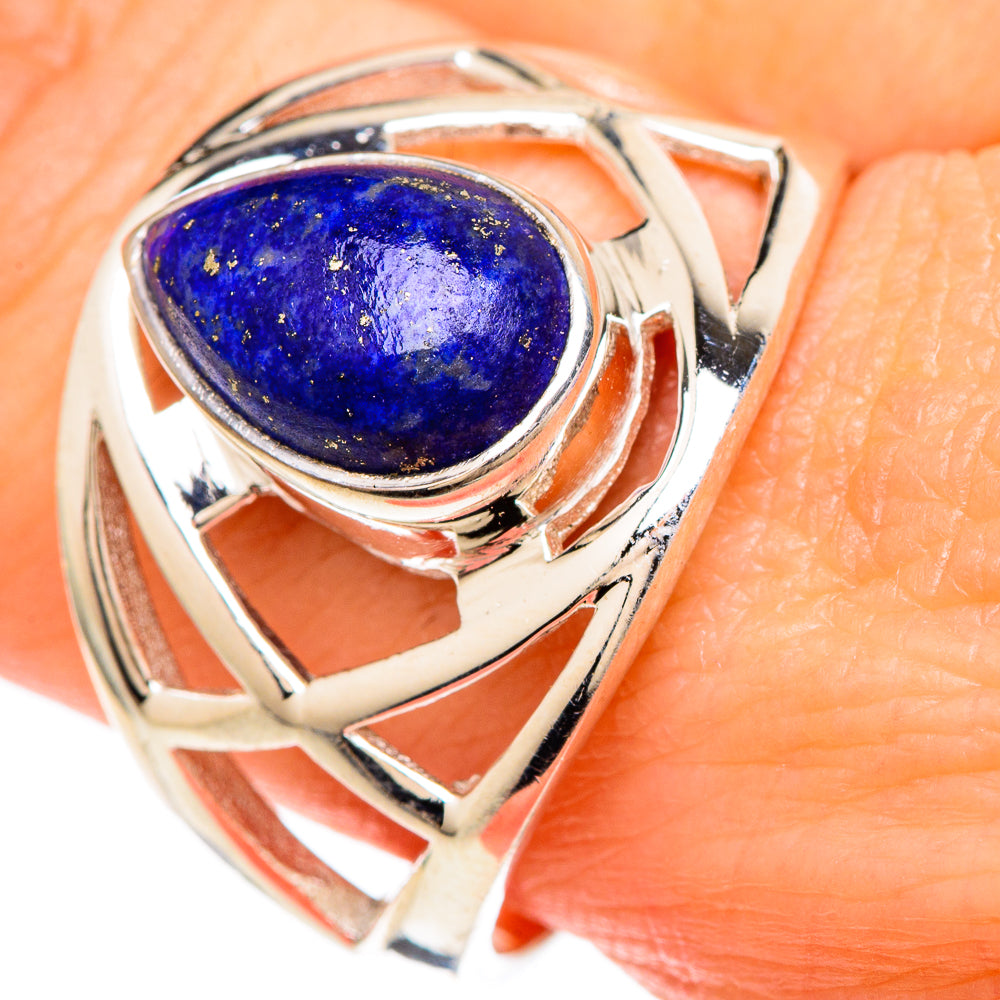 Lapis Lazuli Rings handcrafted by Ana Silver Co - RING100025