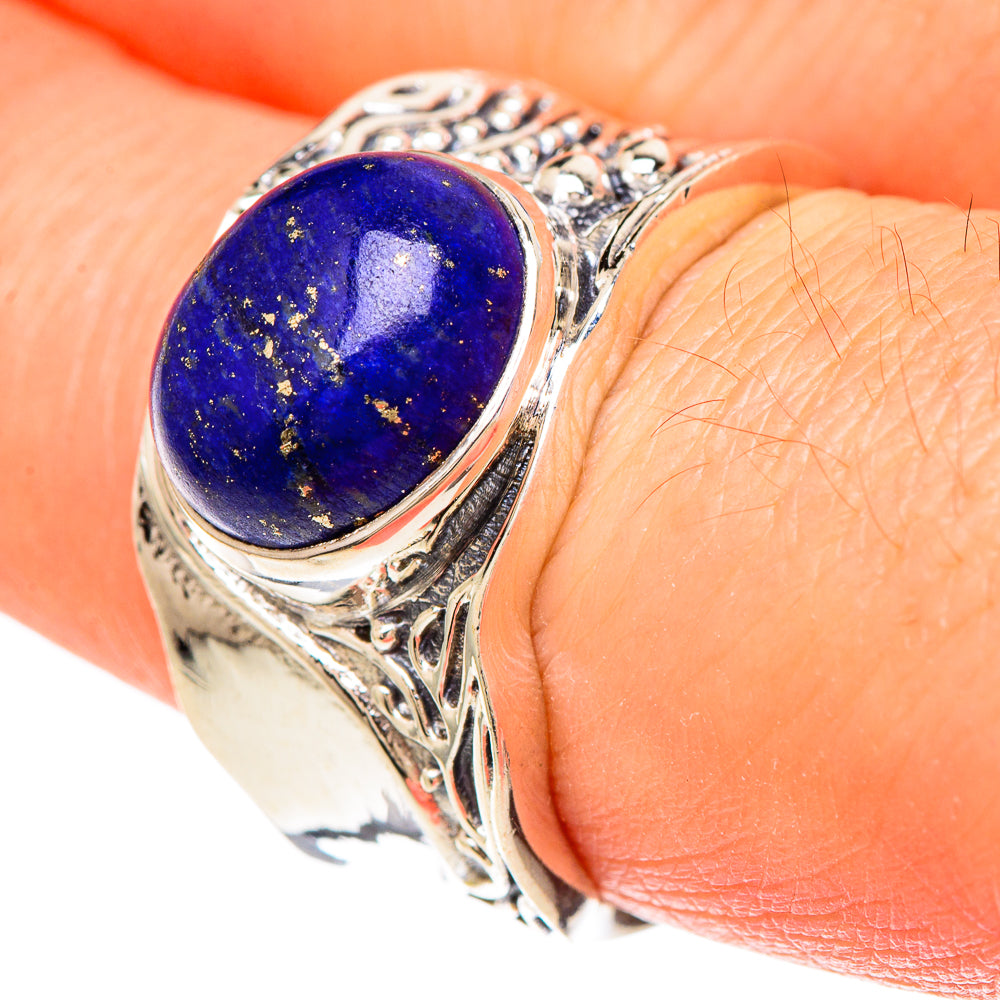 Lapis Lazuli Rings handcrafted by Ana Silver Co - RING100026