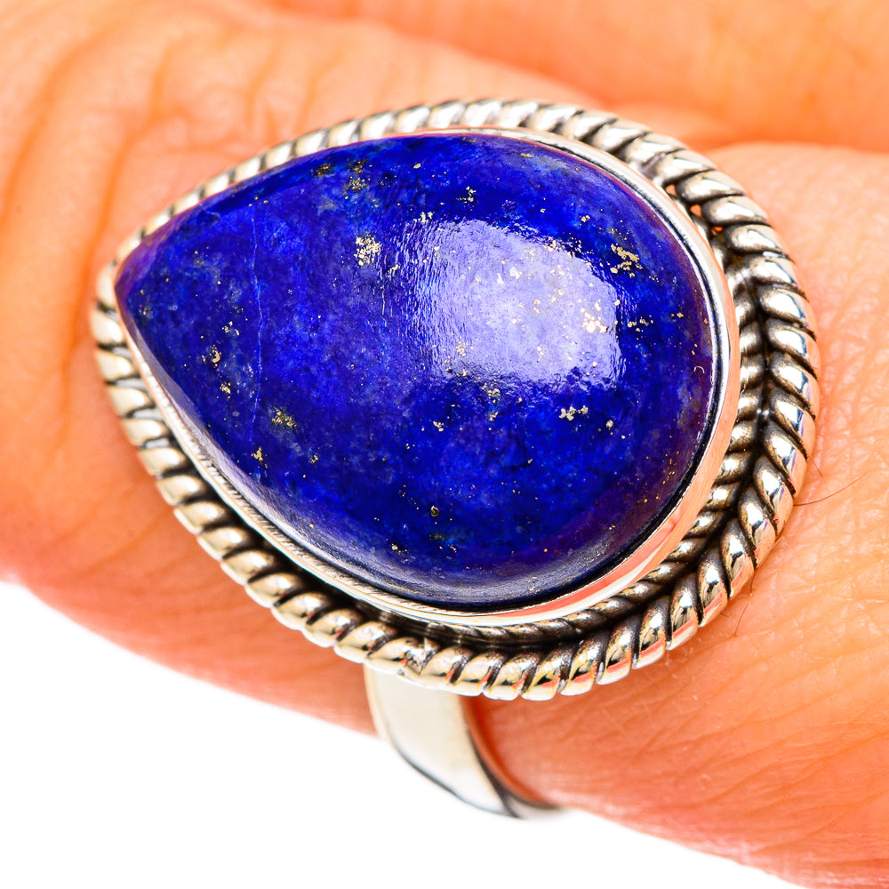 Lapis Lazuli Rings handcrafted by Ana Silver Co - RING100030
