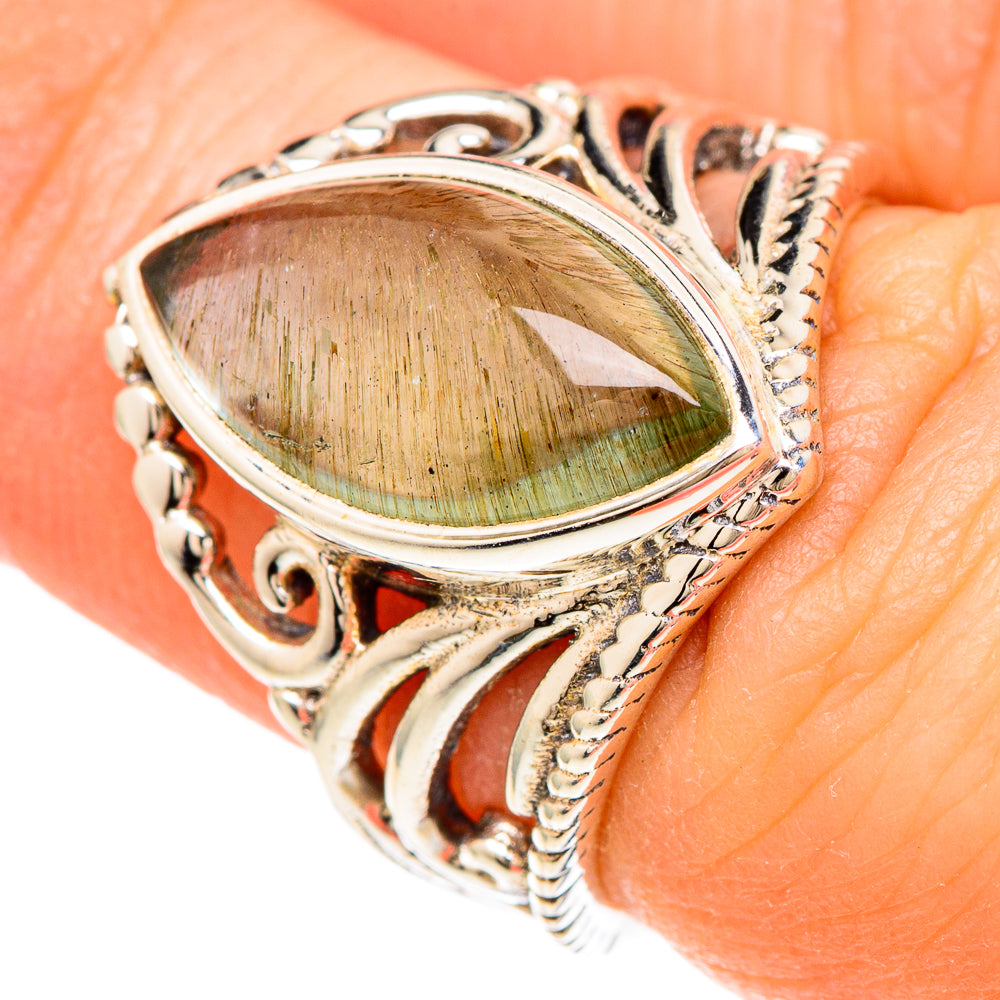 Prehnite Rings handcrafted by Ana Silver Co - RING100031