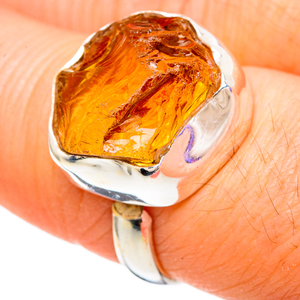 Citrine Rings handcrafted by Ana Silver Co - RING100039