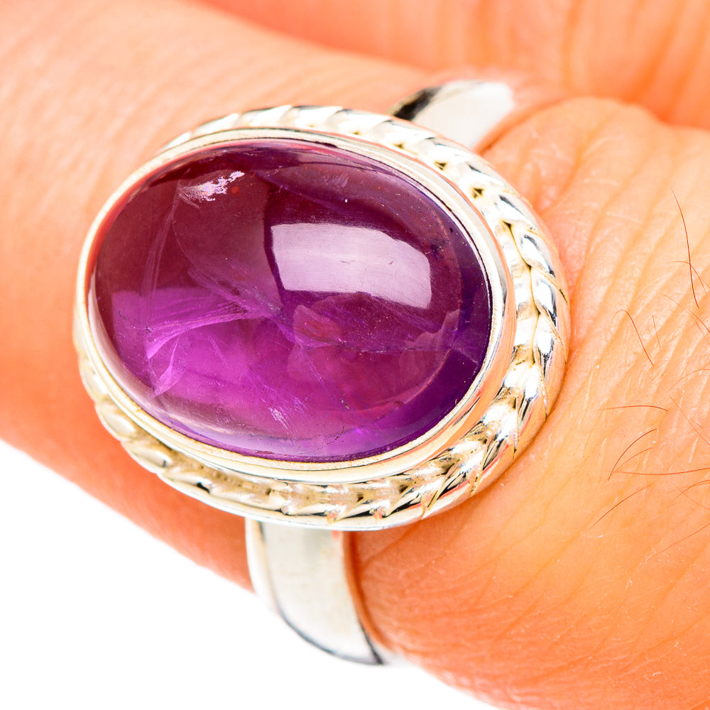 Amethyst Rings handcrafted by Ana Silver Co - RING100047