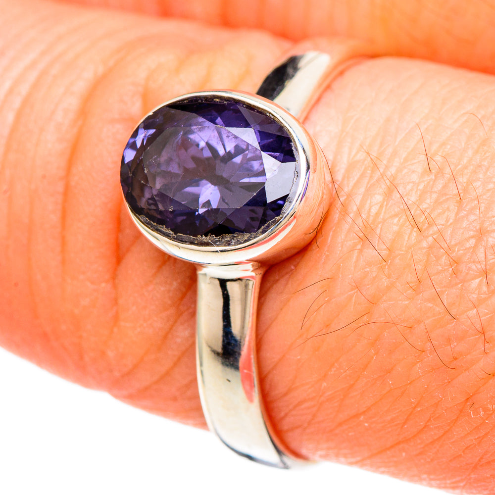 Violet Spinel Rings handcrafted by Ana Silver Co - RING100050